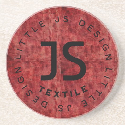 kleine aardbei zandsteen onderzetter (Voorkant)