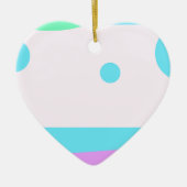 Kleine Abstracte monster of Abstract landschap Keramisch Ornament (Voorkant)