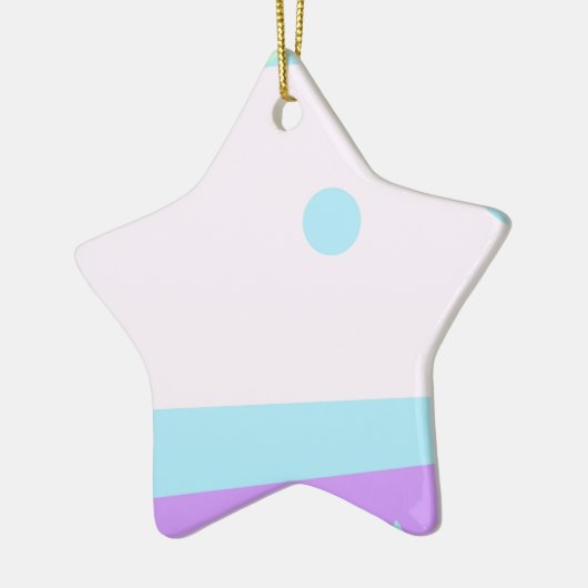 Kleine Abstracte monster of Abstract landschap Keramisch Ornament (Links)