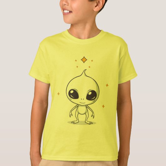 kleine alien t-shirt (Voorkant)