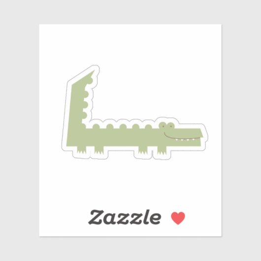 Kleine Alligator Sticker (Vel)