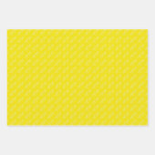 Kleine Amberjack in Bleek geel op Bright Yellow Inpakpapier Vel (Voorkant 3)