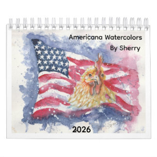 Kleine Americana-kalender van Sherry Jarvis Kalender