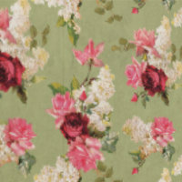 Kleine Antiek bloemen | Groen