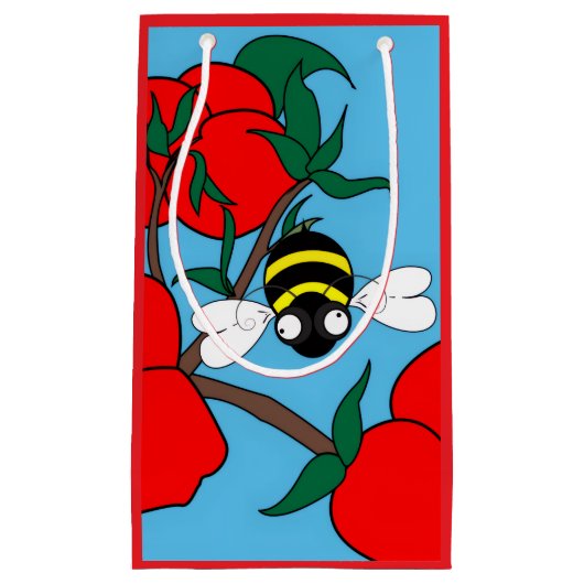 Kleine Apple Gift Bag Klein Cadeauzakje (Voorkant)