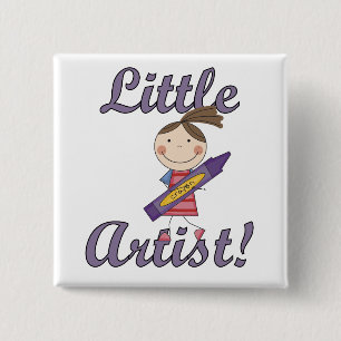 Kleine artistieke T-shirts en cadeautjes Vierkante Button 5,1 Cm