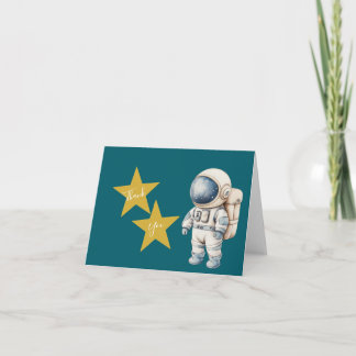 Kleine Astronaut Baby Shower Bedankt
