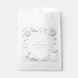 Kleine Astronaut, Grote Wereld Kinderen Verjaardag Bedankzakje