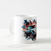 kleine auto koffiemok (Voorkant links)