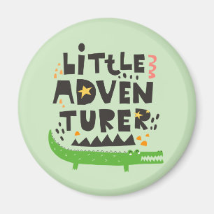 Kleine avonturier Alligator Magneet