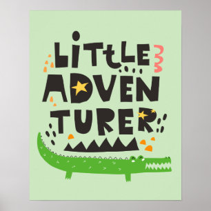 Kleine avonturier Alligator Poster