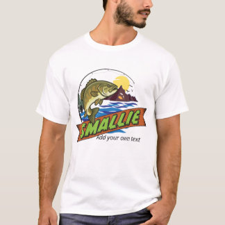 Kleine Baars illustratie met aangepaste tekst T-shirt