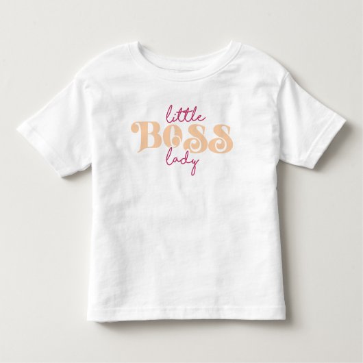 Kleine Baas Lady Kinder Shirts (Voorkant)
