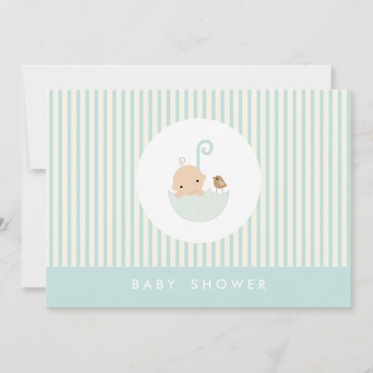 {kleine baby} baby shower uitnodiging (Voorkant)