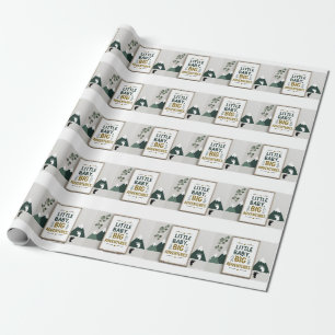 Kleine baby grote  cadeaupapier