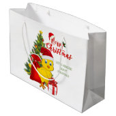 Kleine Baby kerst Large Cadeautasje (Achterkant Gekanteld)