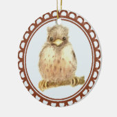 Kleine Baby Robin Keramisch Ornament (Links)