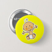 Kleine baby ronde button 5,7 cm (Voorkant /achterkant)