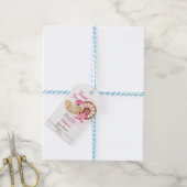 Kleine baby shower dank je. cadeaulabel (Met Touw)