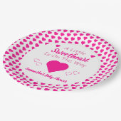 Kleine Baby shower Papieren Bordje (Gekanteld)