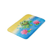 Kleine badmat Leap Frog ontwerp. (Gekanteld)