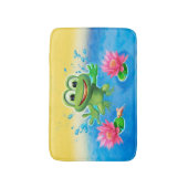 Kleine badmat Leap Frog ontwerp. (Voorkant Verticaal)