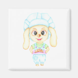 Kleine bakker magneet