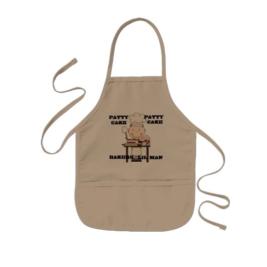 Kleine bakkerij Man Kinder Apron Schort (Voorkant)