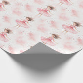 Kleine Ballerina #3 - Brunette Cadeaupapier (Hoek)
