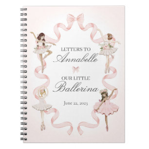 Kleine Ballerina brieven naar mijn dochter baby bo Notitieboek