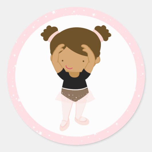 Kleine Ballerina Stickers (Voorkant)
