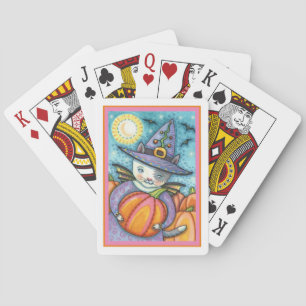 KLEINE BBT CAT-KITTEN, CUTE & COLORFUL-HALLOEEN POKERKAARTEN