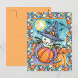 KLEINE BBT CAT-KITTEN, CUTE EN COLORFUL FEESTDAGENKAART