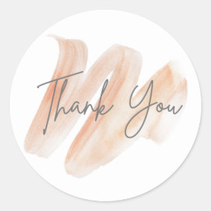 Kleine bedrijven Dank u wel! Ronde Sticker