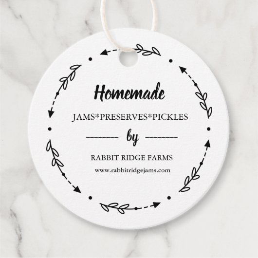 Kleine bedrijven die label verpakken (Voorkant)