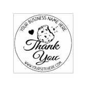 Kleine bedrijven hartelijk dank 	rubberstempel (Afrduk)
