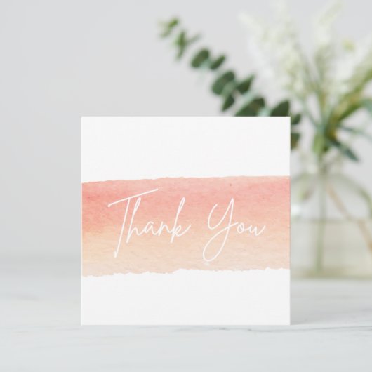 Kleine bedrijven Hartelijk dank voor uw kaart (Staand voorkant)