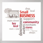 Kleine bedrijven poster (Voorkant)