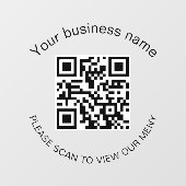 Kleine bedrijven raamsticker (Vel)