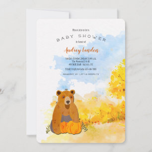 Kleine Beer Baby Shower Uitnodiging