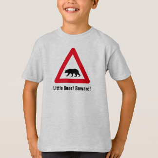 Kleine Beer! Pas op! Wegbord T-shirt