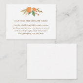 Kleine behuizing voor Baby shower met keukenscherm Informatiekaartje (Voorkant / Achterkant)