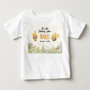 Kleine Bij Honey om Eén Wilde Bloem 1e Verjaardag