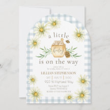 Kleine Bij Komt Op Weg Bij Baby Shower