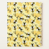 Kleine bijenpatroon bevestigen planner (Achterkant)