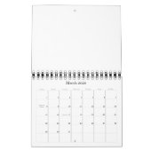 Kleine blanco kalender 2026 (Mar 2026)