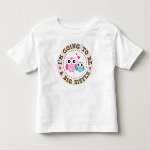 Kleine blauwe broertje Ik word grote zus Kinder Shirts