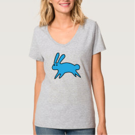 Kleine Blauwe Bunny T-shirt
