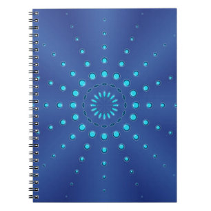 Kleine blauwe juwelen notitieboek