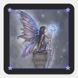 Kleine Blauwe Maan Fee Stickers